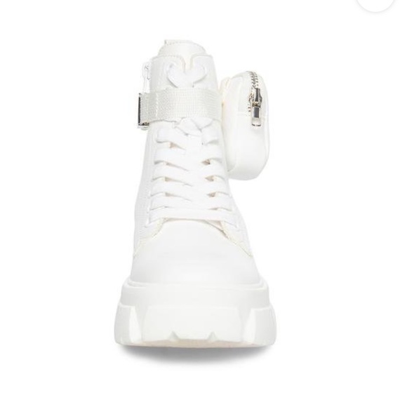 Steve Madden Thora P pouch chunky combat boots - Picture 2 of 3